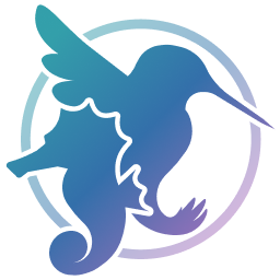 The Seahorse and The Hummingbird Logo