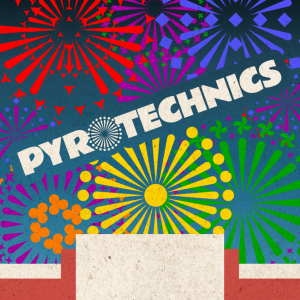 Pyrotechnics square logo banner