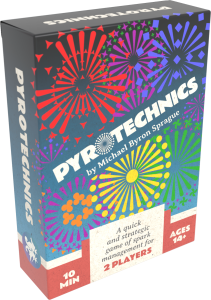 Pyrotechnics box with transparent background