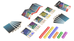 Pyrotechnics component layout with transparent background