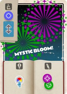 A card from the board game Pyrotechnics: Mystic Bloom