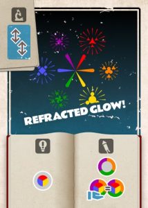 A card from the board game Pyrotechnics: Refracted Glow